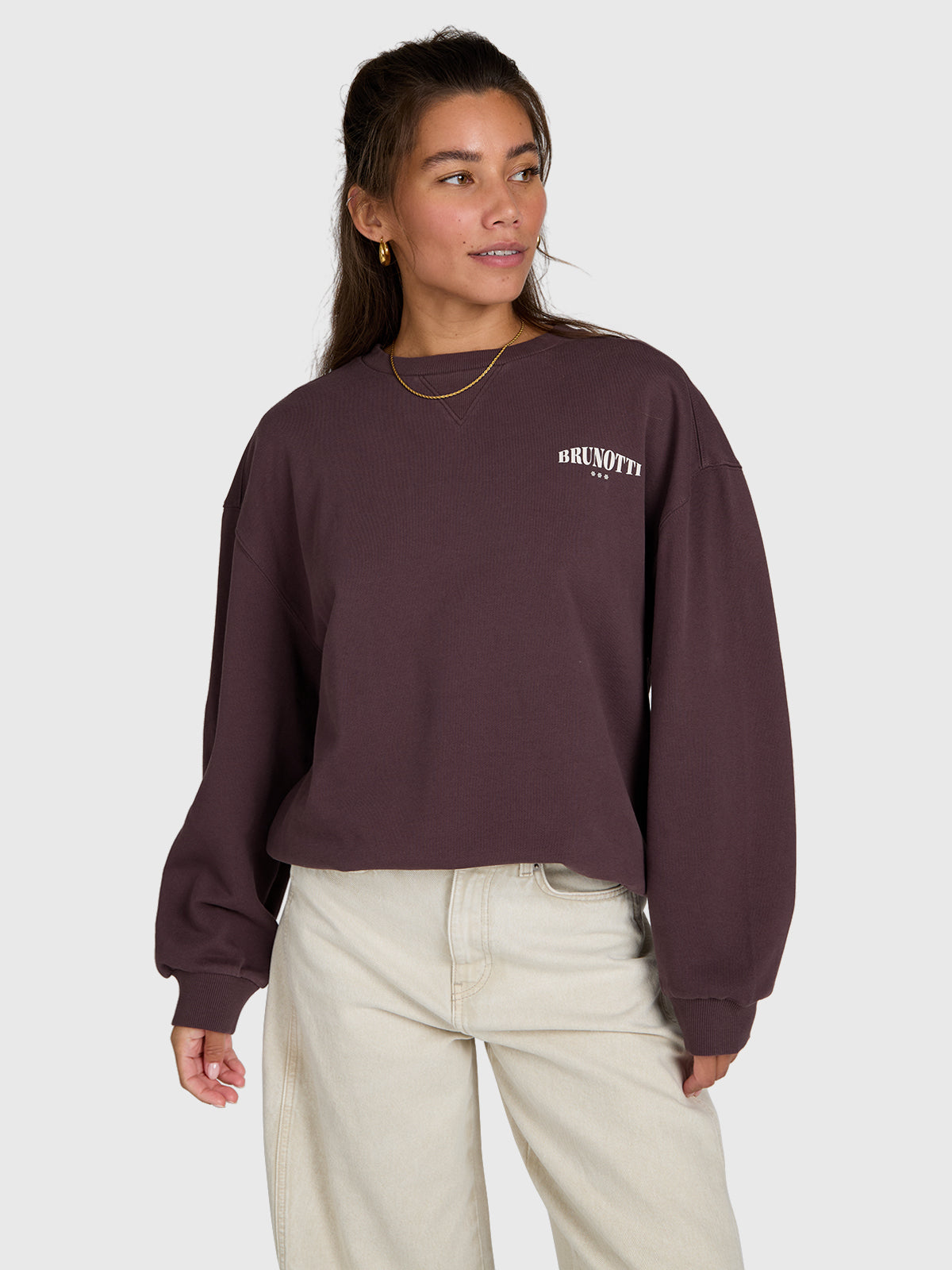Bessy Women Sweater | Raisin
