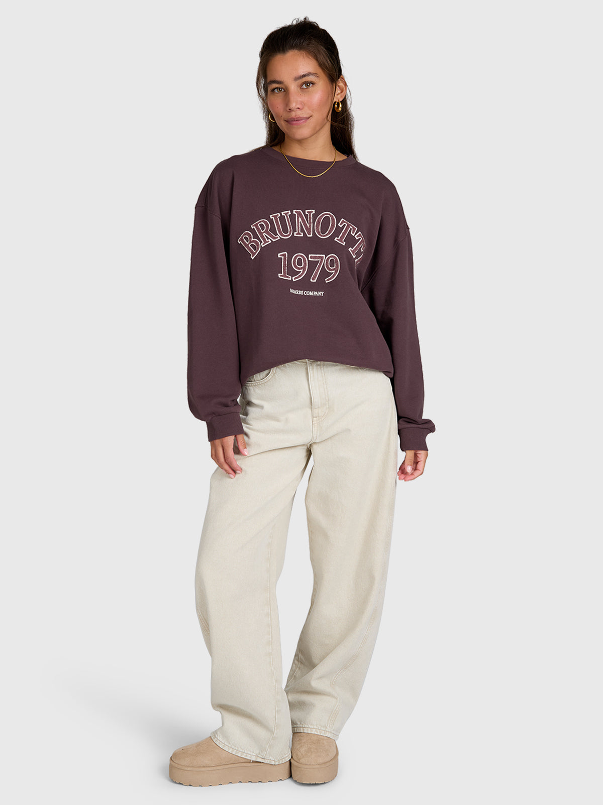 Tamea Women Sweater | Raisin