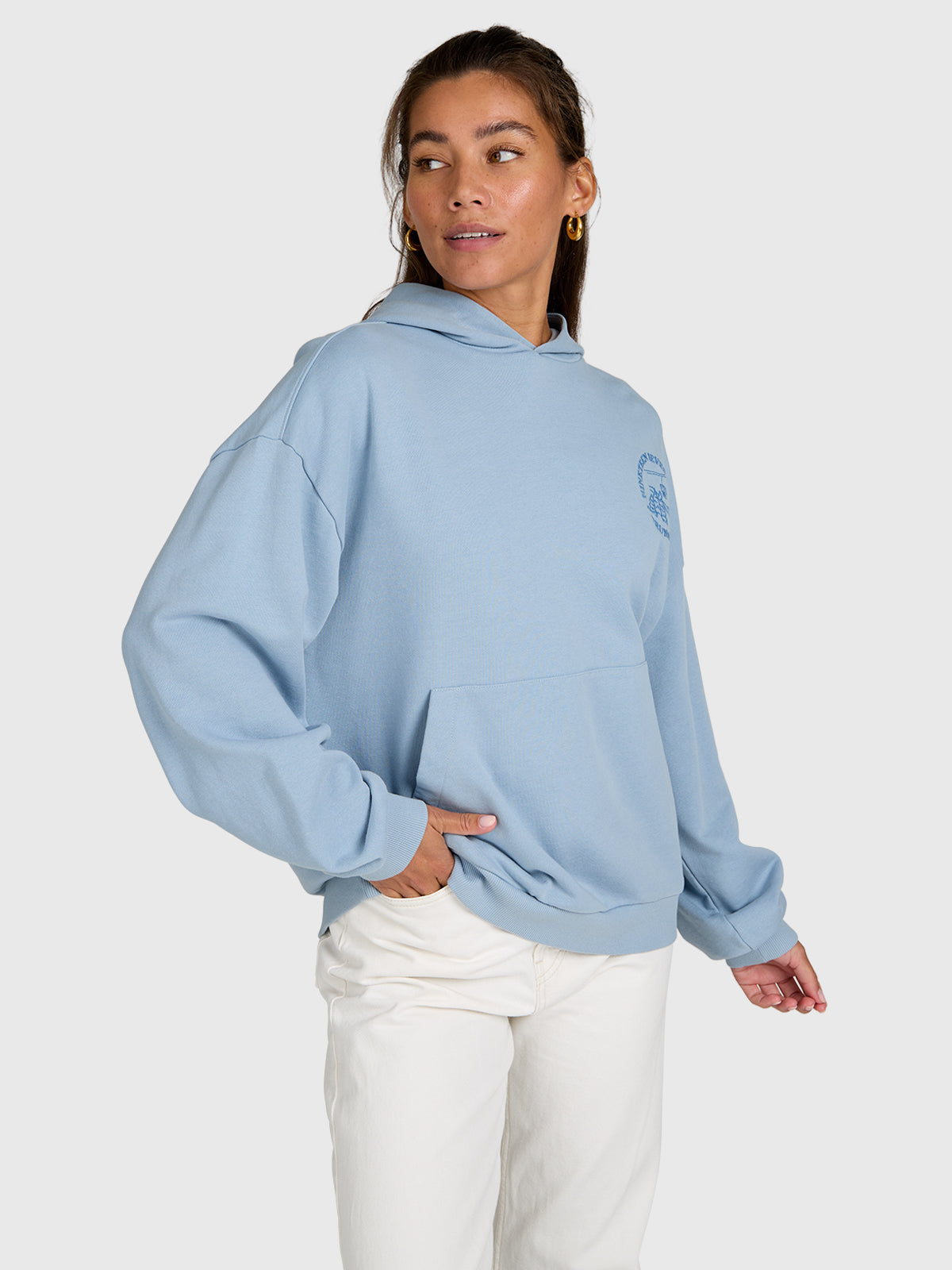 Sita Women Hoodie | Pale Blue