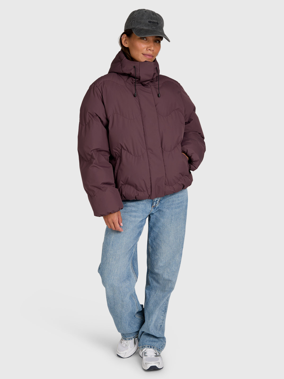 Wave Women Jacket | Raisin