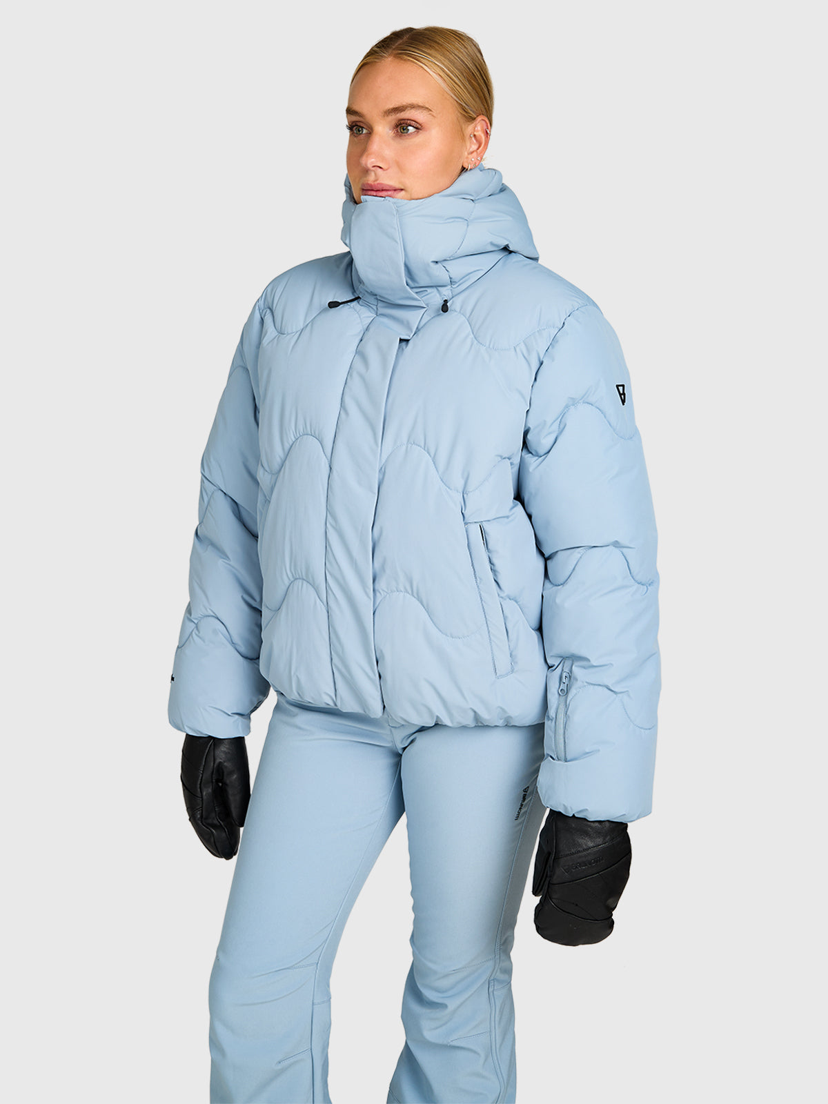 Ides Women Snow Jacket | Pale Blue