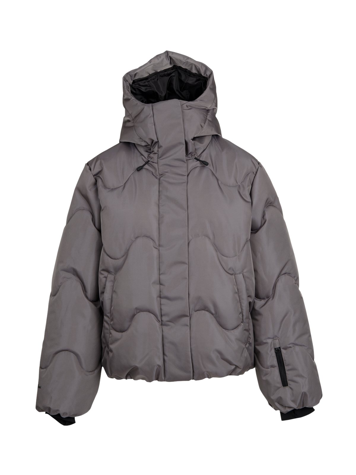 Ides-Shine Women Snow Jacket | Grey Sapphire