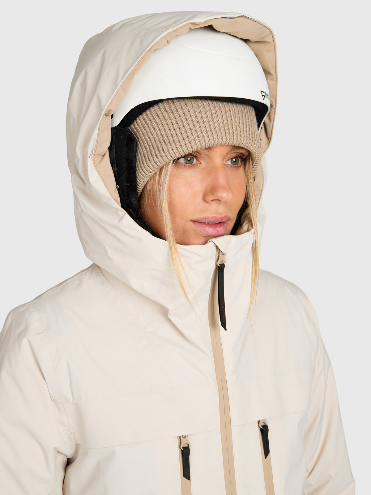 Jarmena Women Snow Jacket | Moonbeam