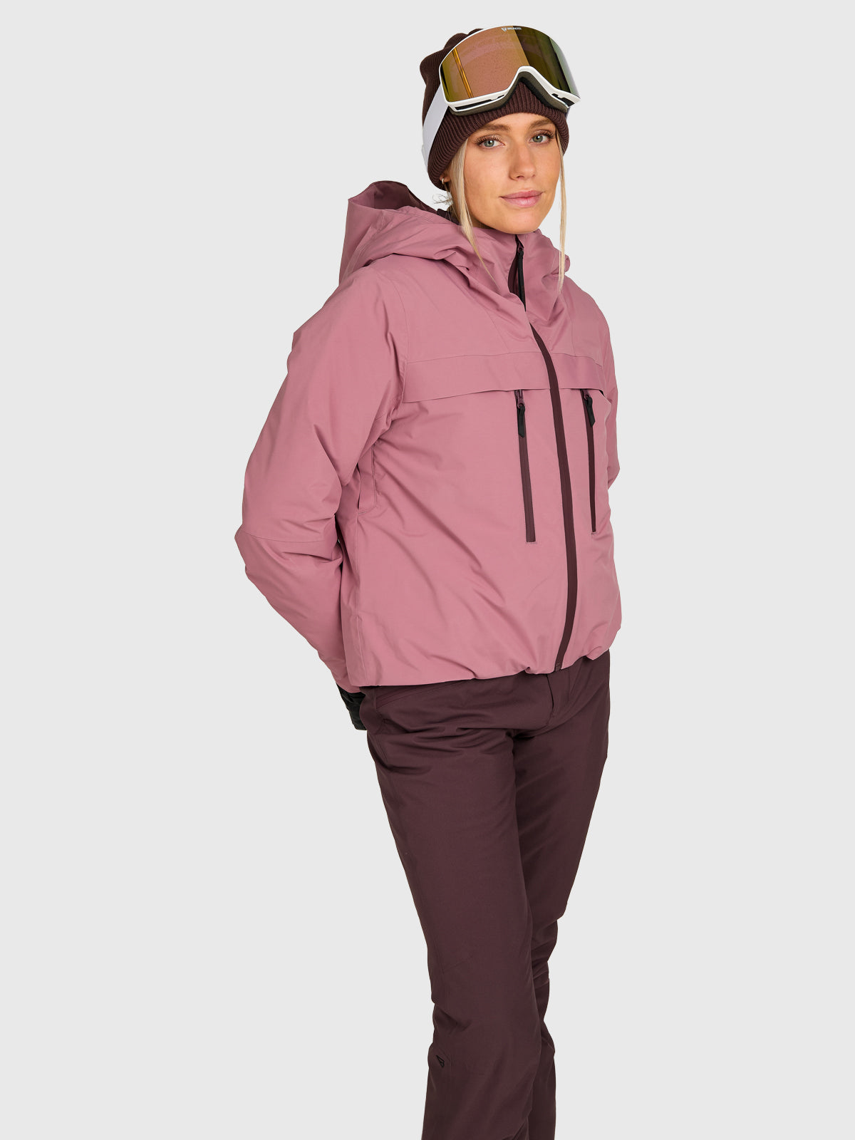 Jarmena Women Snow Jacket | Wistful Mauve
