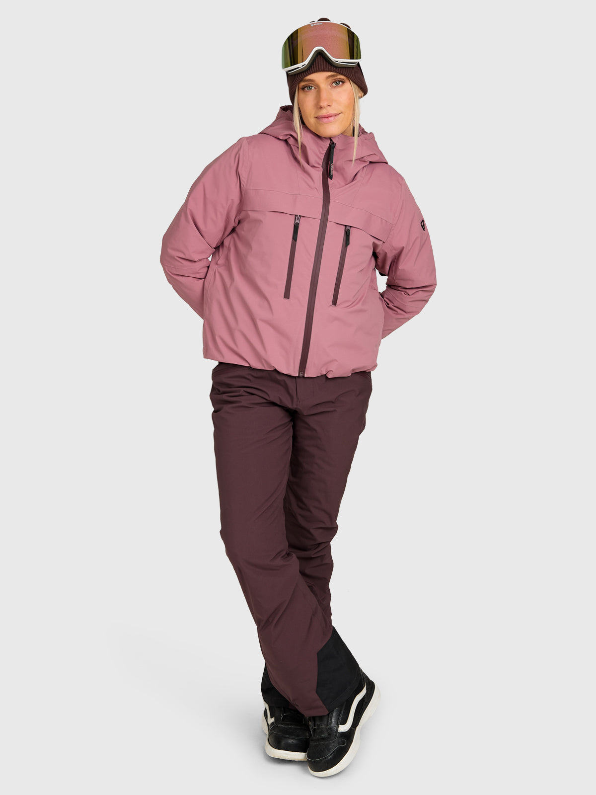 Jarmena Women Snow Jacket | Wistful Mauve