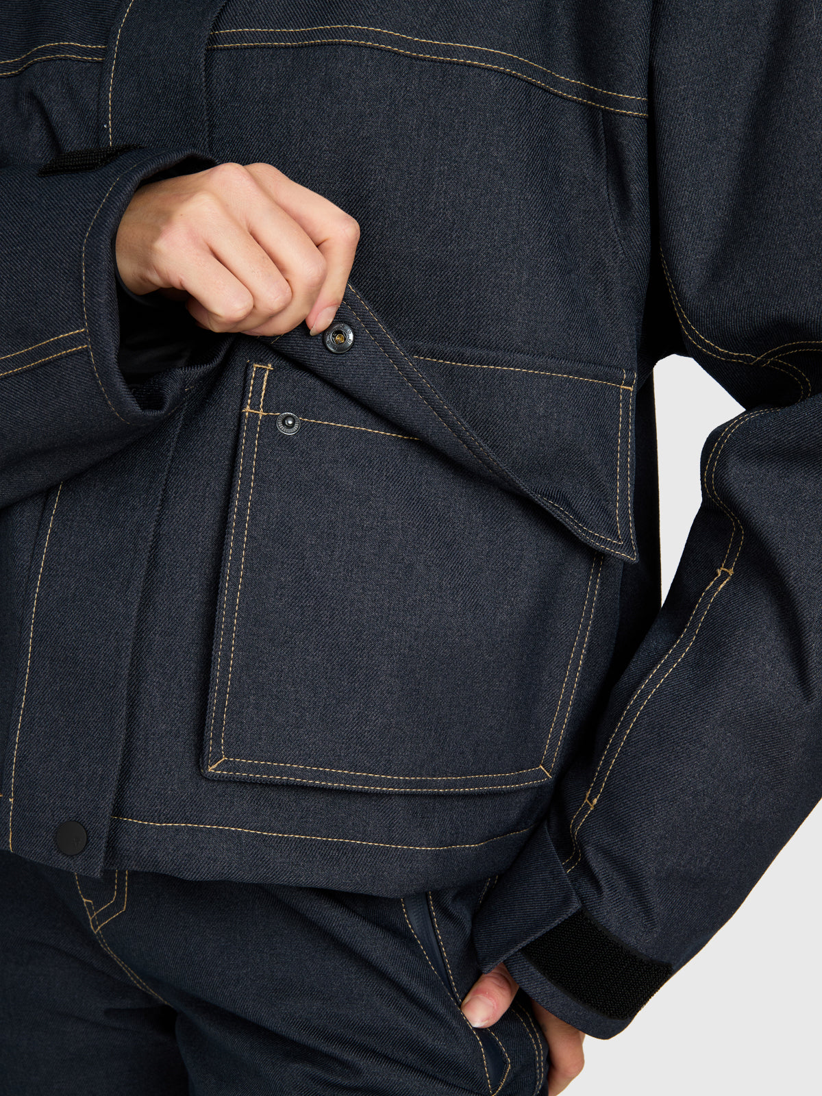 Lima-Denim Women Snow Jacket | Denim