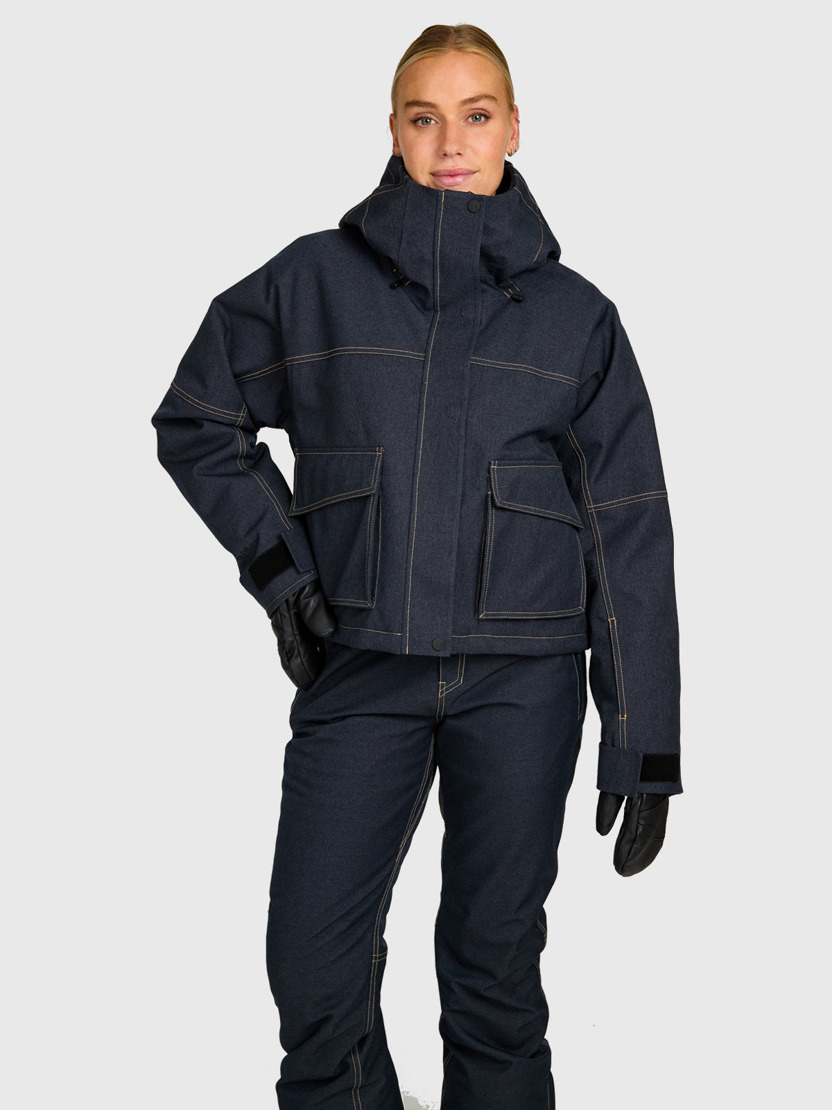 Lima-Denim Women Snow Jacket | Denim