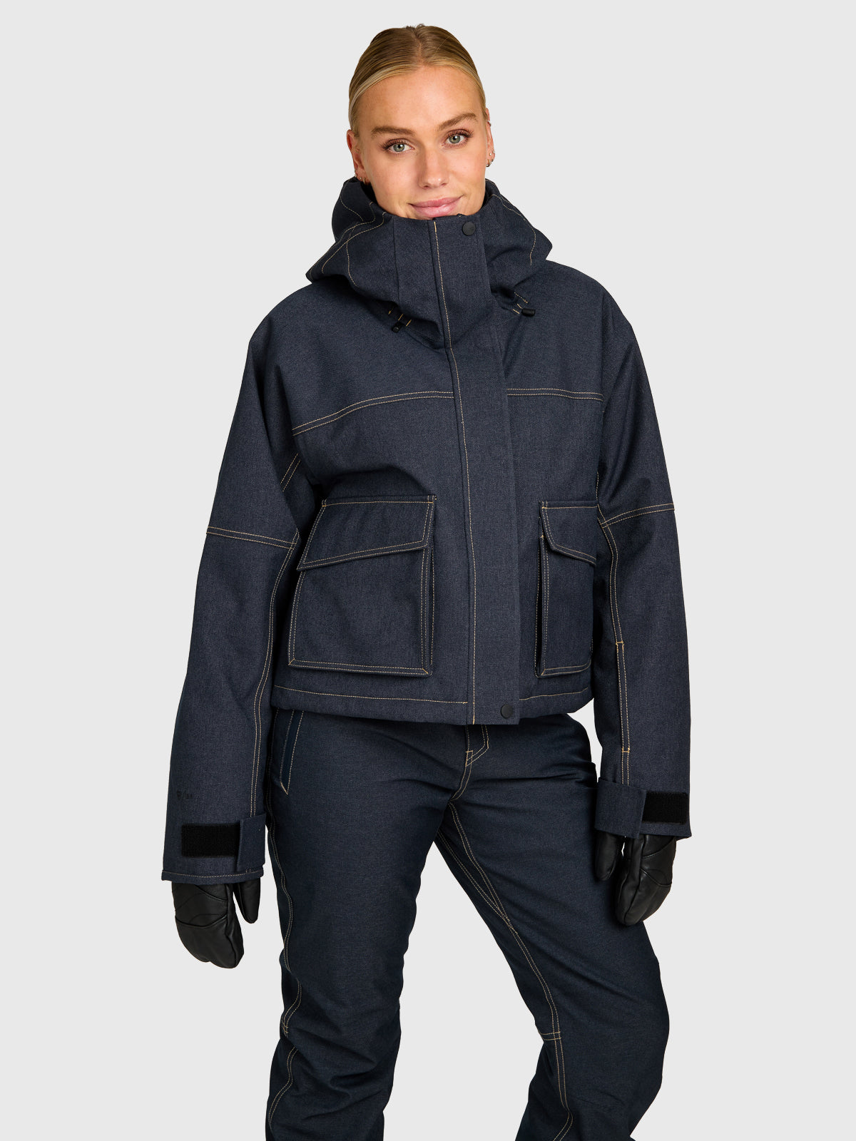 Lima-Denim Women Snow Jacket | Denim