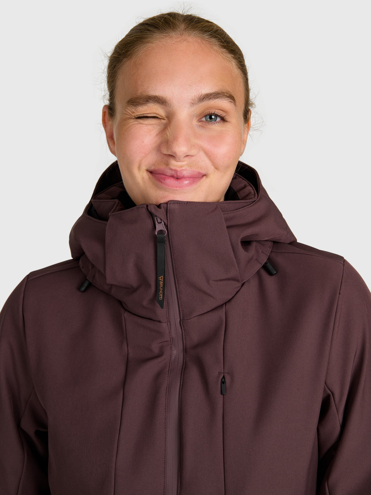 Jana Women Softshell Jacket Snow | Raisin