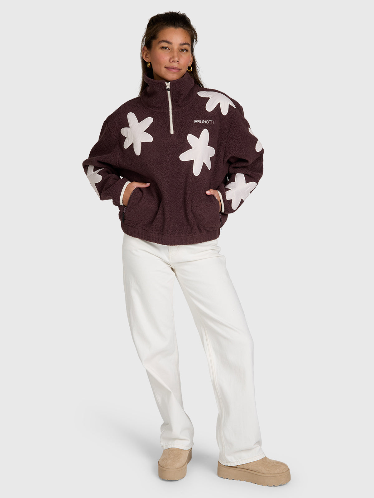 Kirsten Women Urban Fleece | Raisin