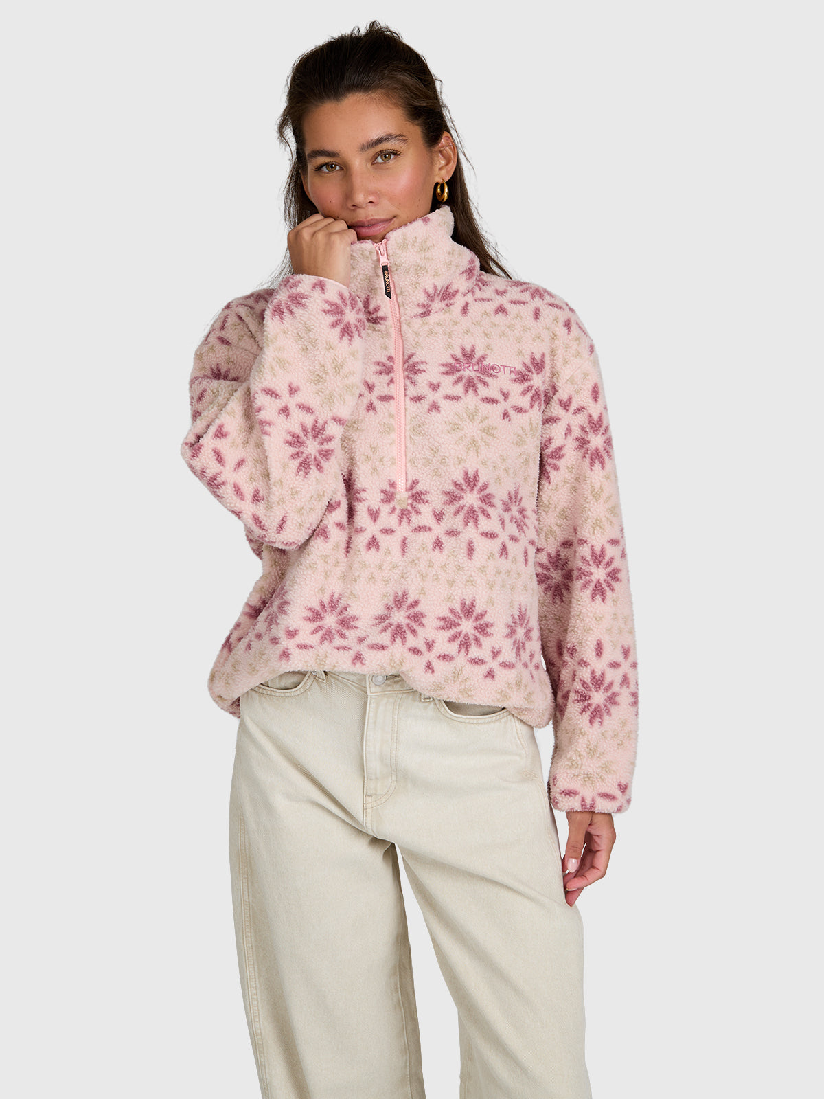 Rezan Women Urban Fleece | Sepia Rose