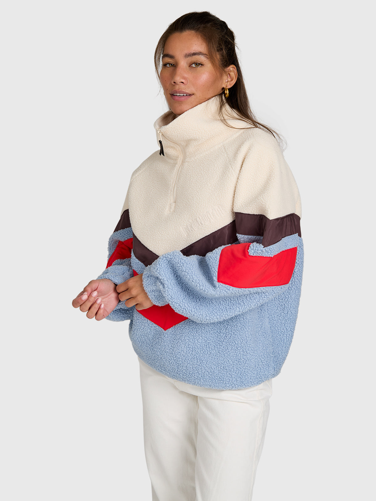 Sandrea Women Urban Fleece | Pale Blue