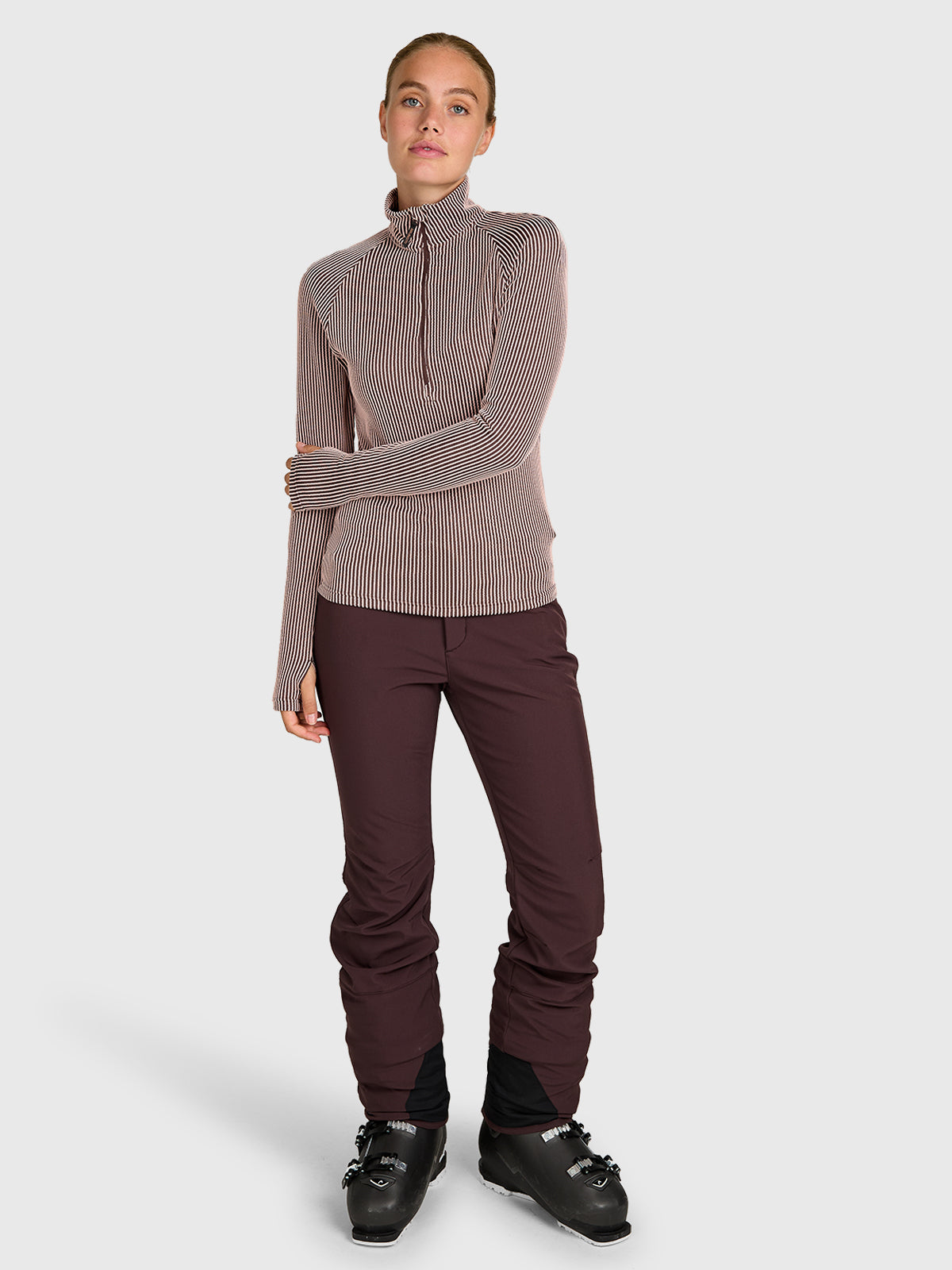 Kiana Women Snow Fleece | Raisin