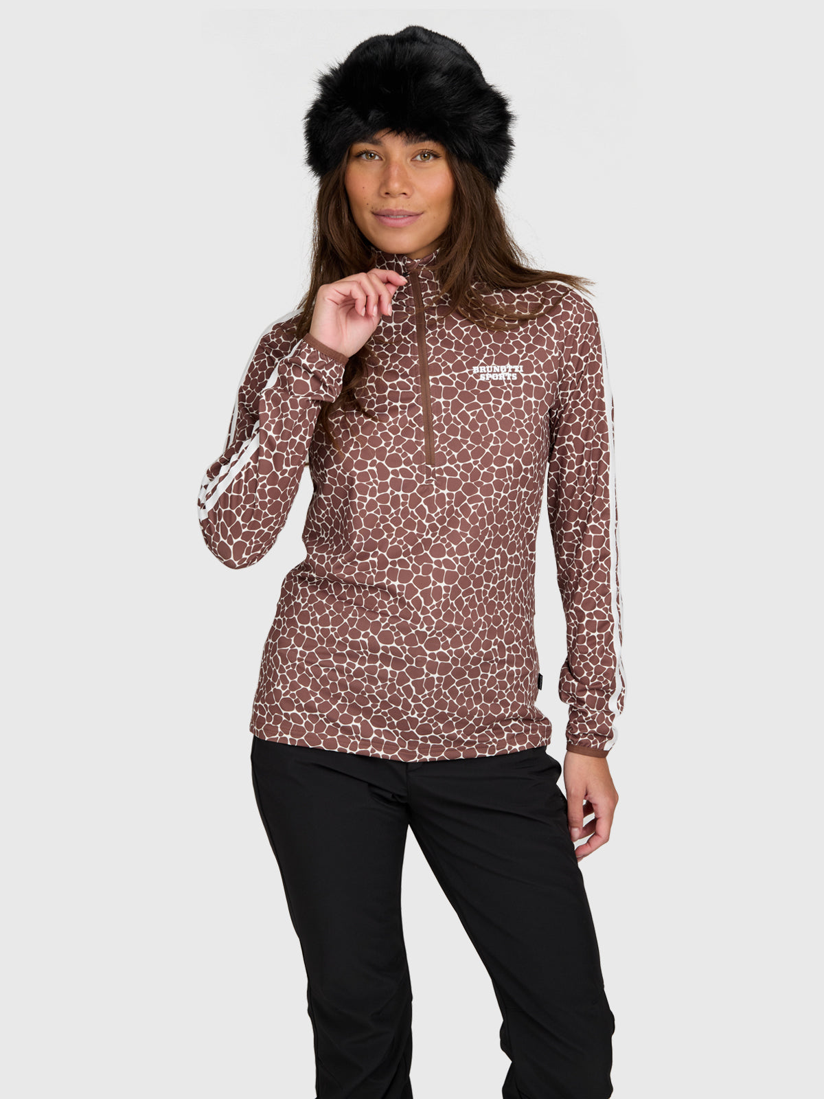 Rodia-Print Women Snow Fleece | Mustang