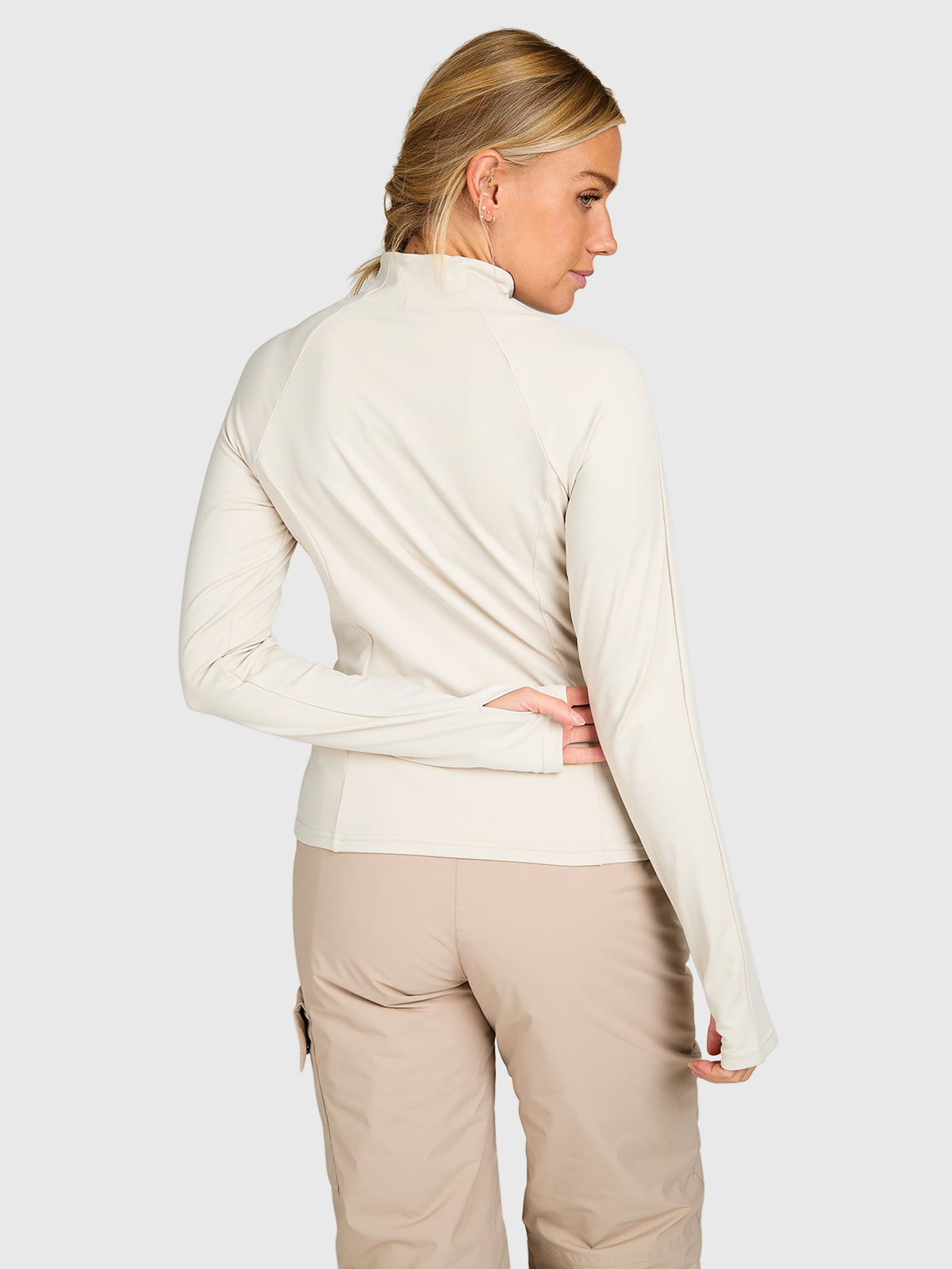 Sanna Women Snow Fleece | Moonbeam