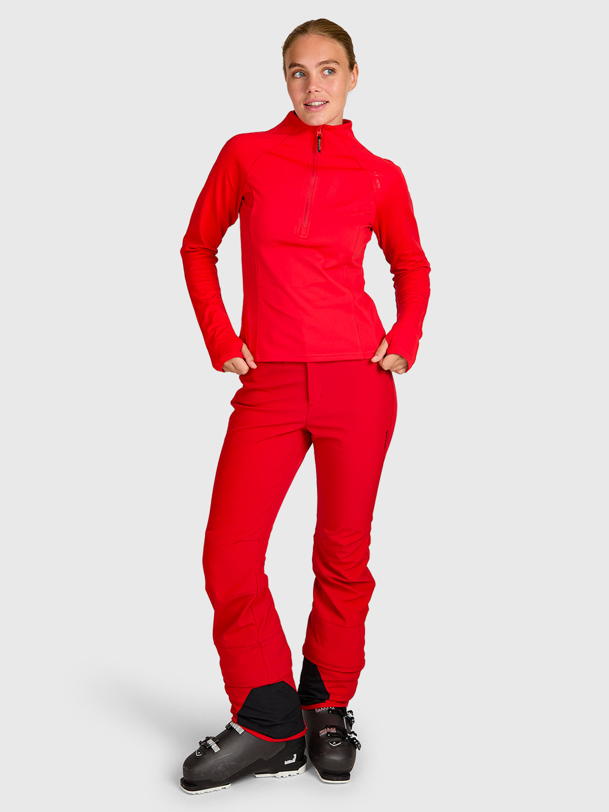Sanna Women Snow Fleece | True Red
