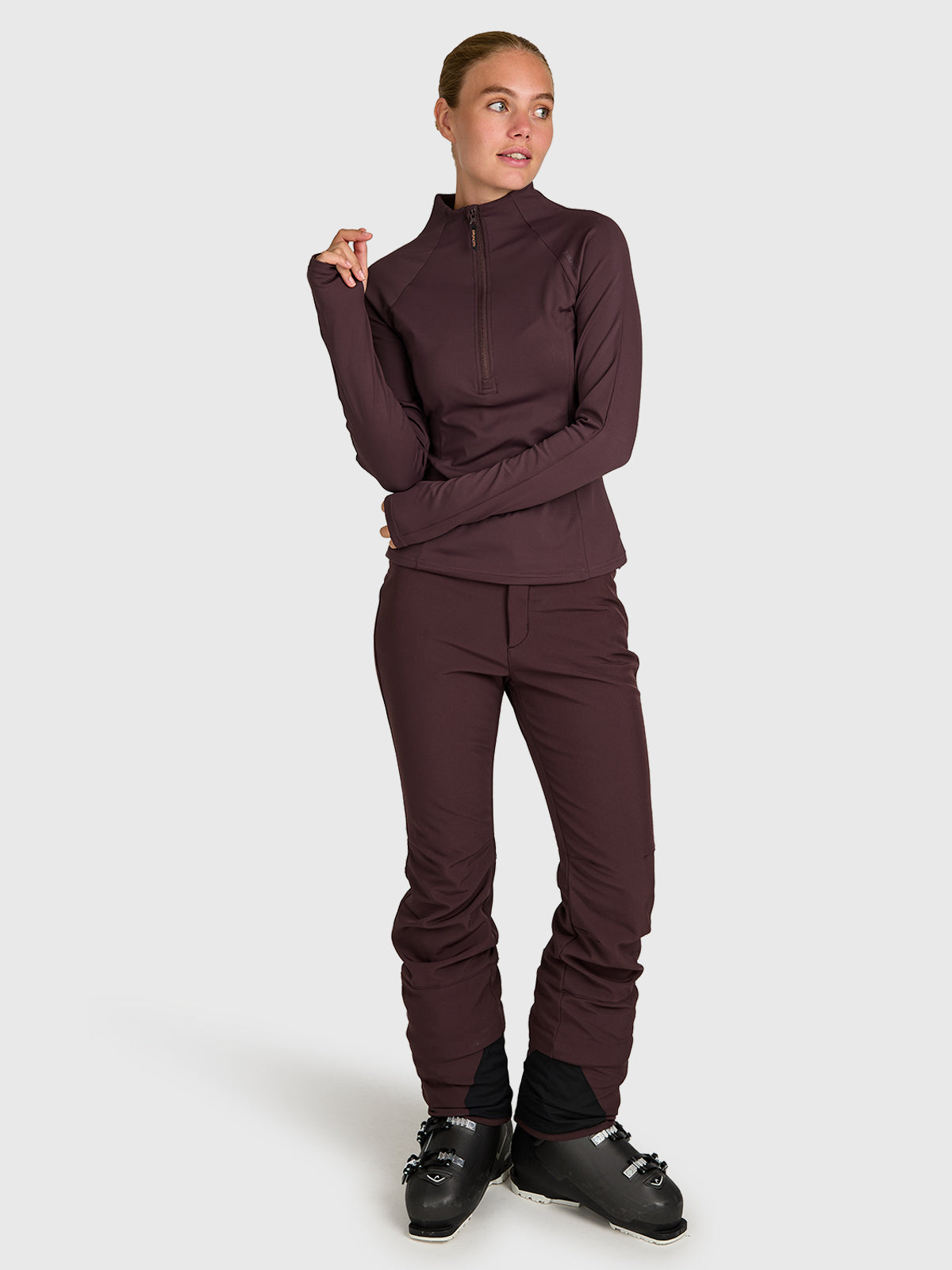 Sanna Women Snow Fleece | Raisin