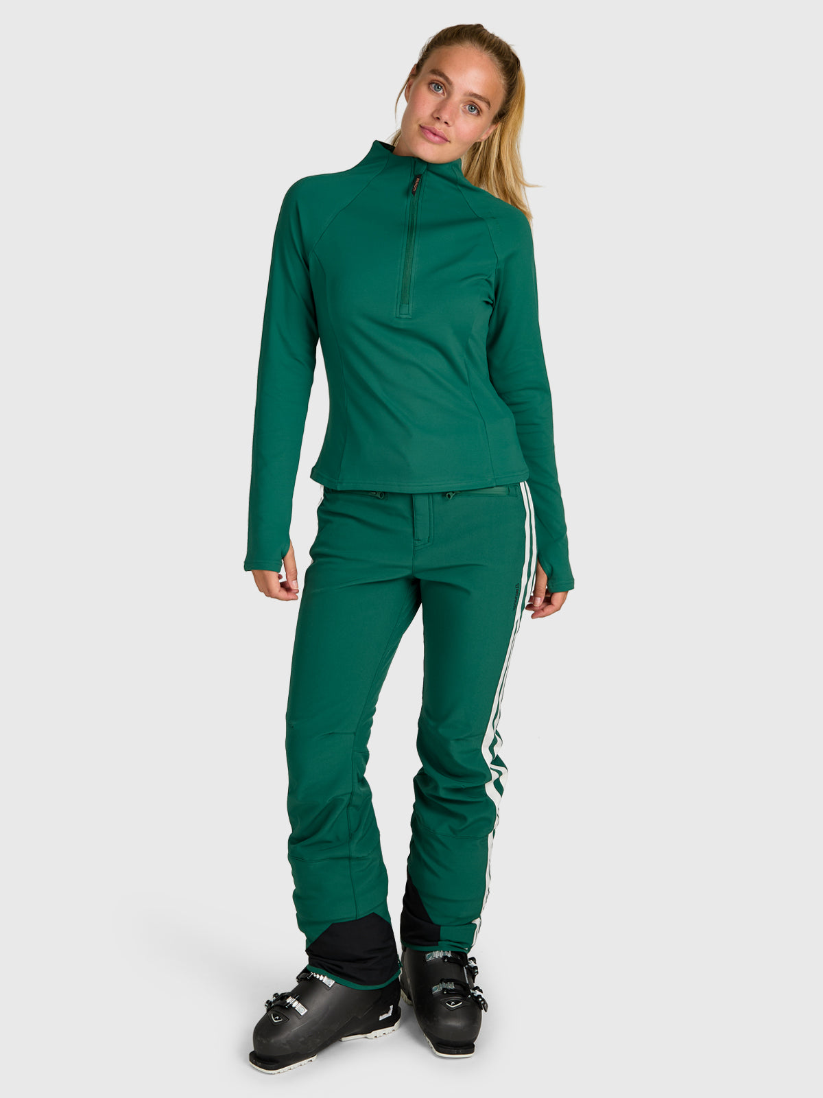 Sanna Women Snow Fleece | Hunter Green