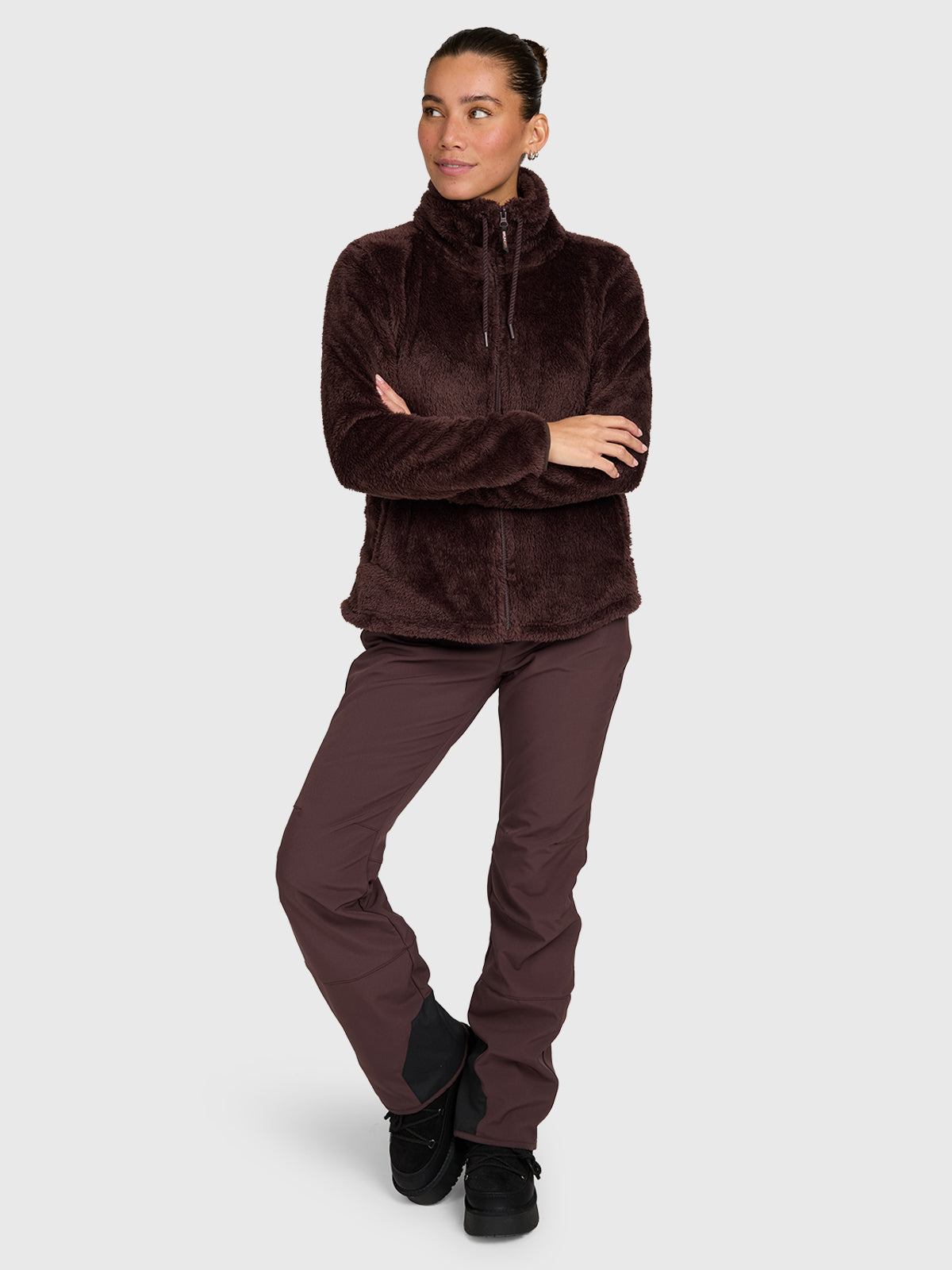 Cecile Women Fleece | Raisin