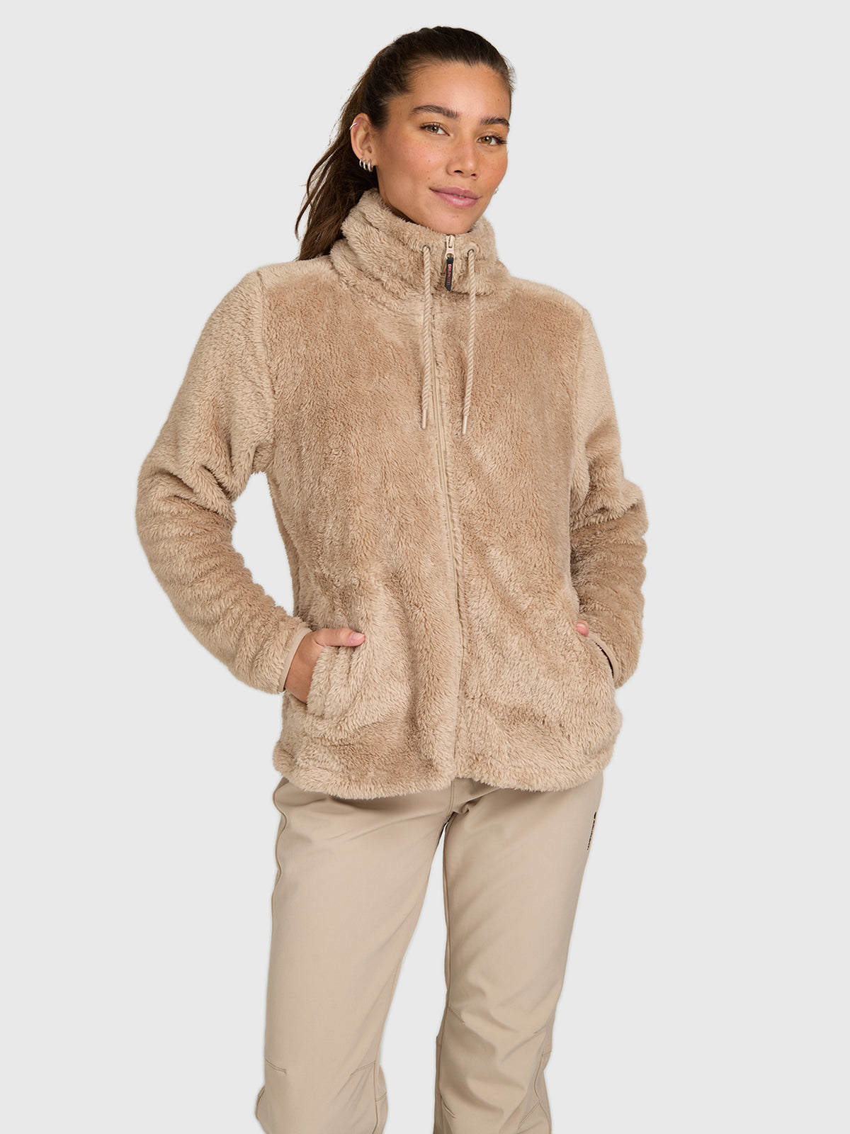 Cecile Women Fleece | Simply Taupe