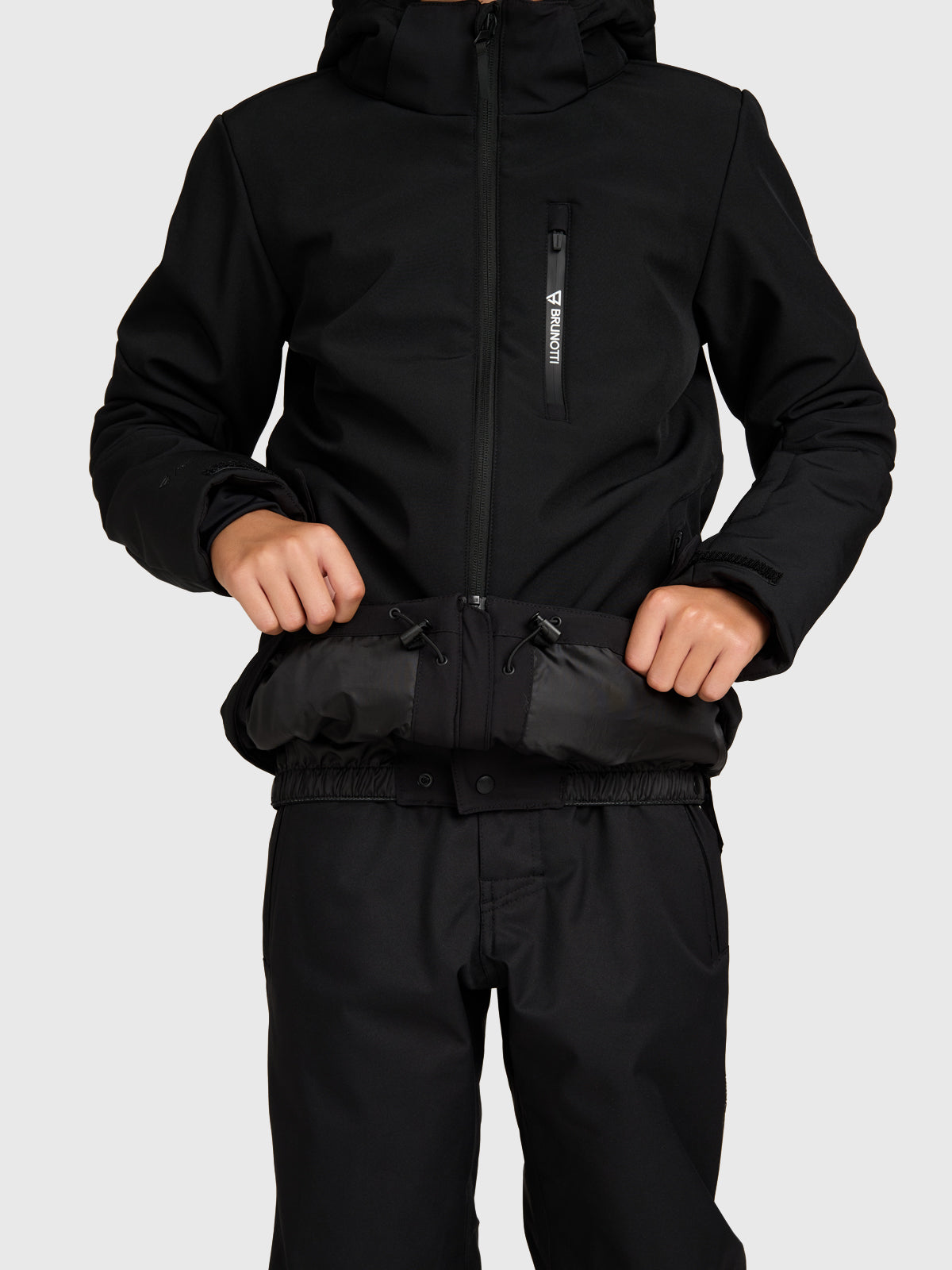 Marsalos Boys Softshell Jacket Snow | Black