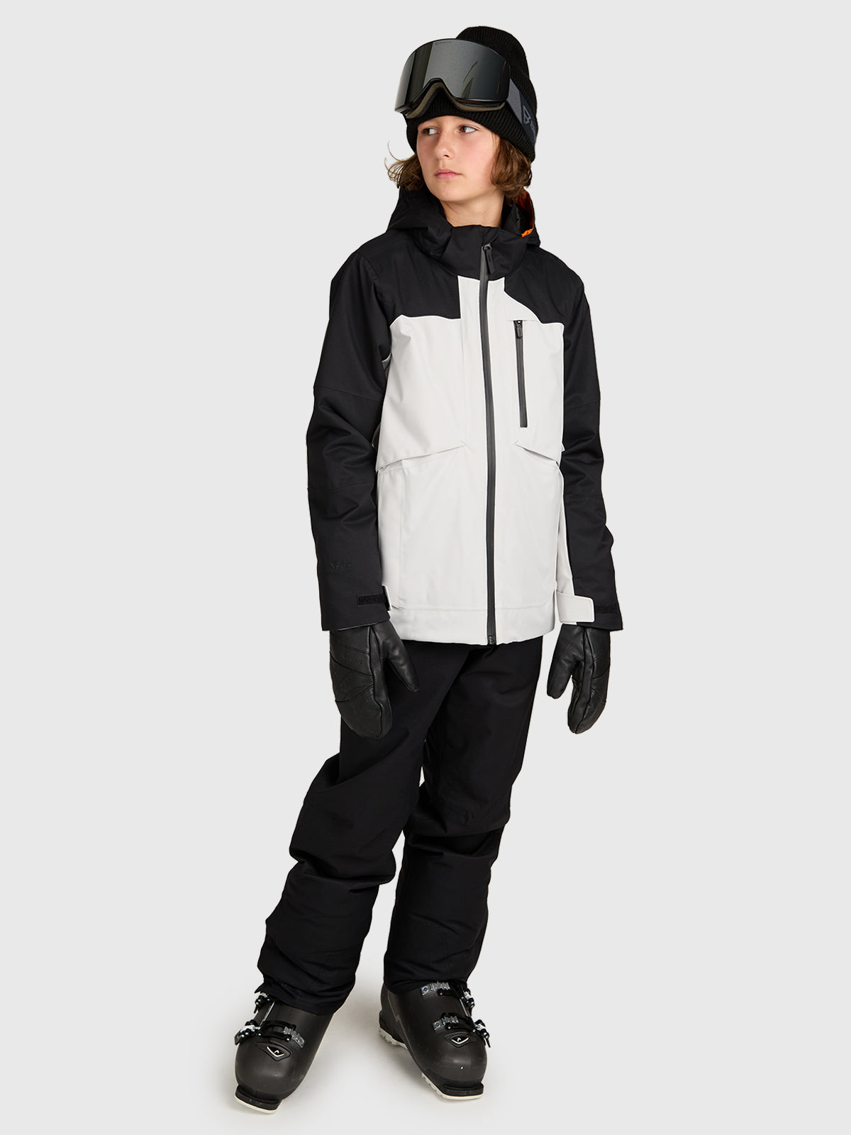 Kanishery Boys Snow Jacket | Soft Grey