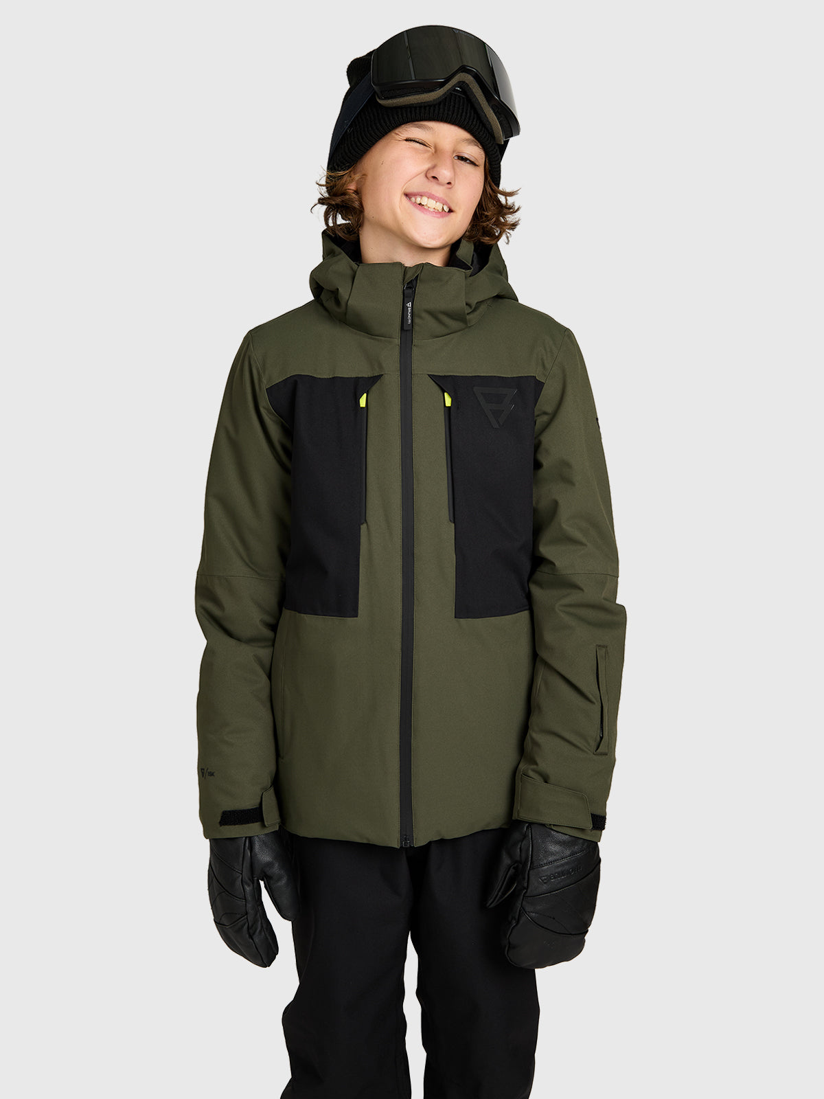 Aratinosy-S Boys Snow Jacket | Deep Green