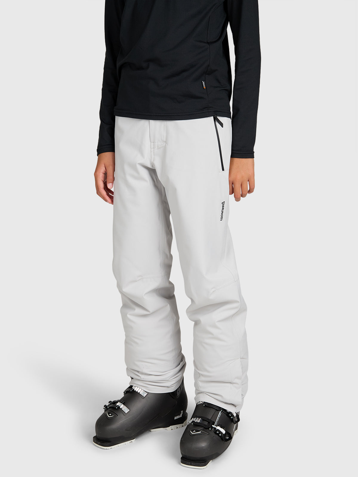 Footraily Boys Snow Pants | Soft Grey