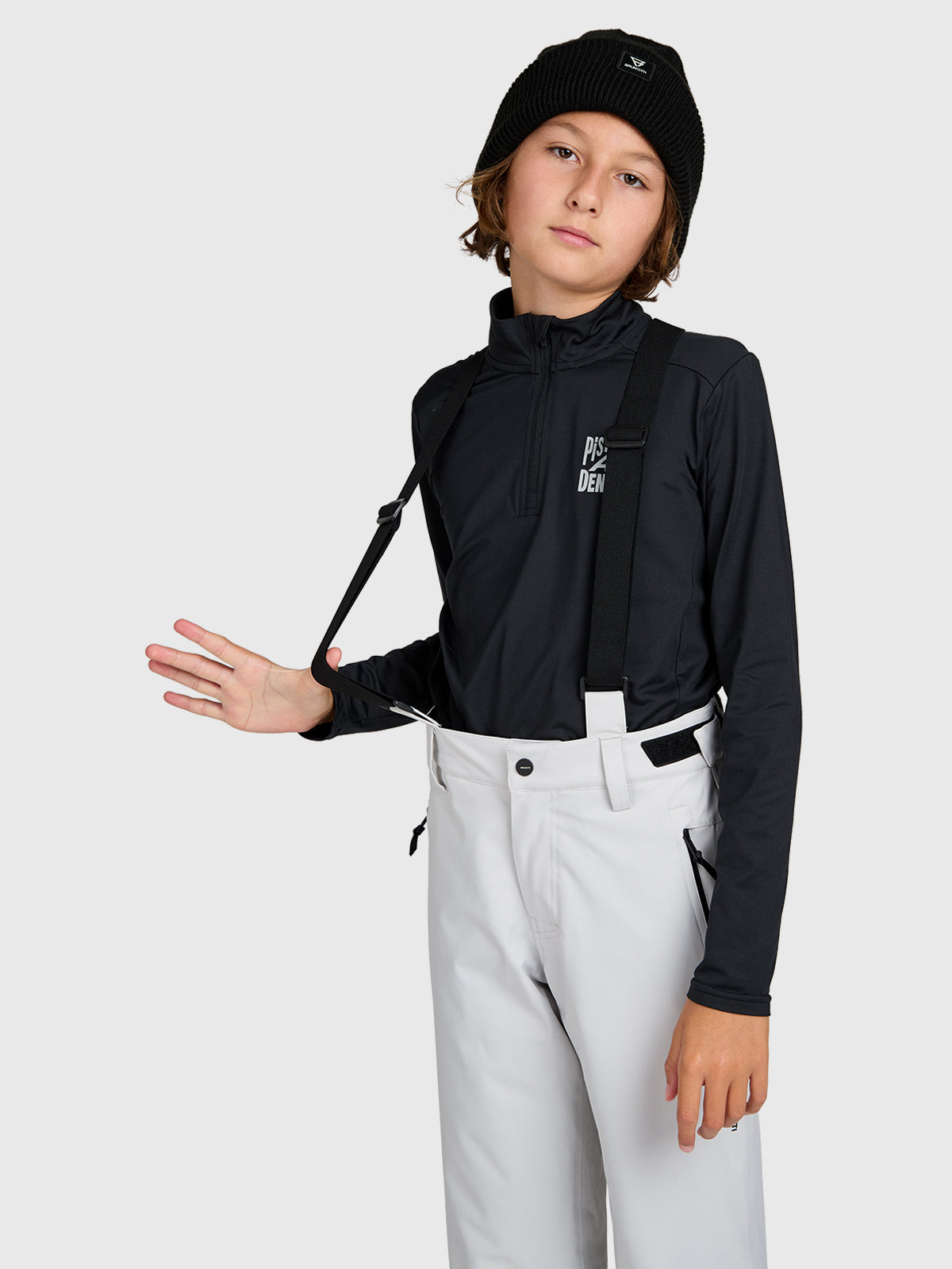 Footraily Boys Snow Pants | Soft Grey