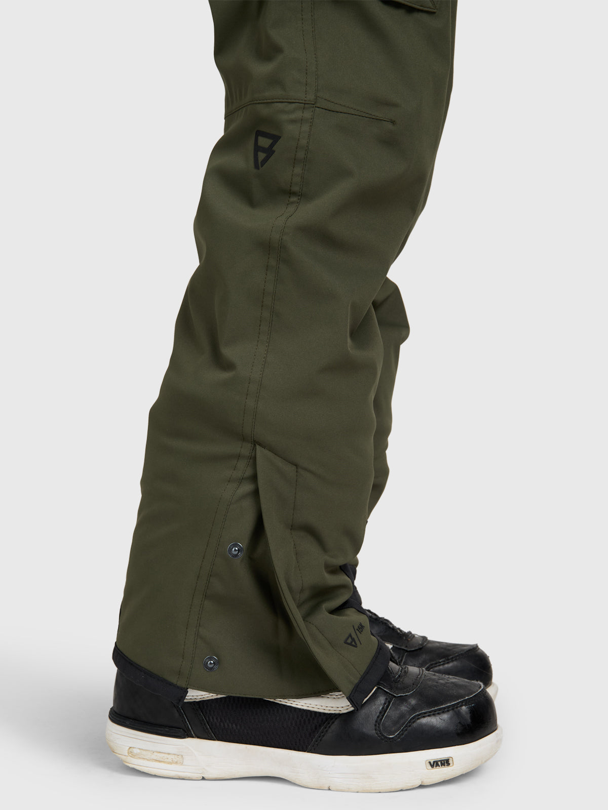 Footraily-Cargo Boys Snow Pants | Deep Green