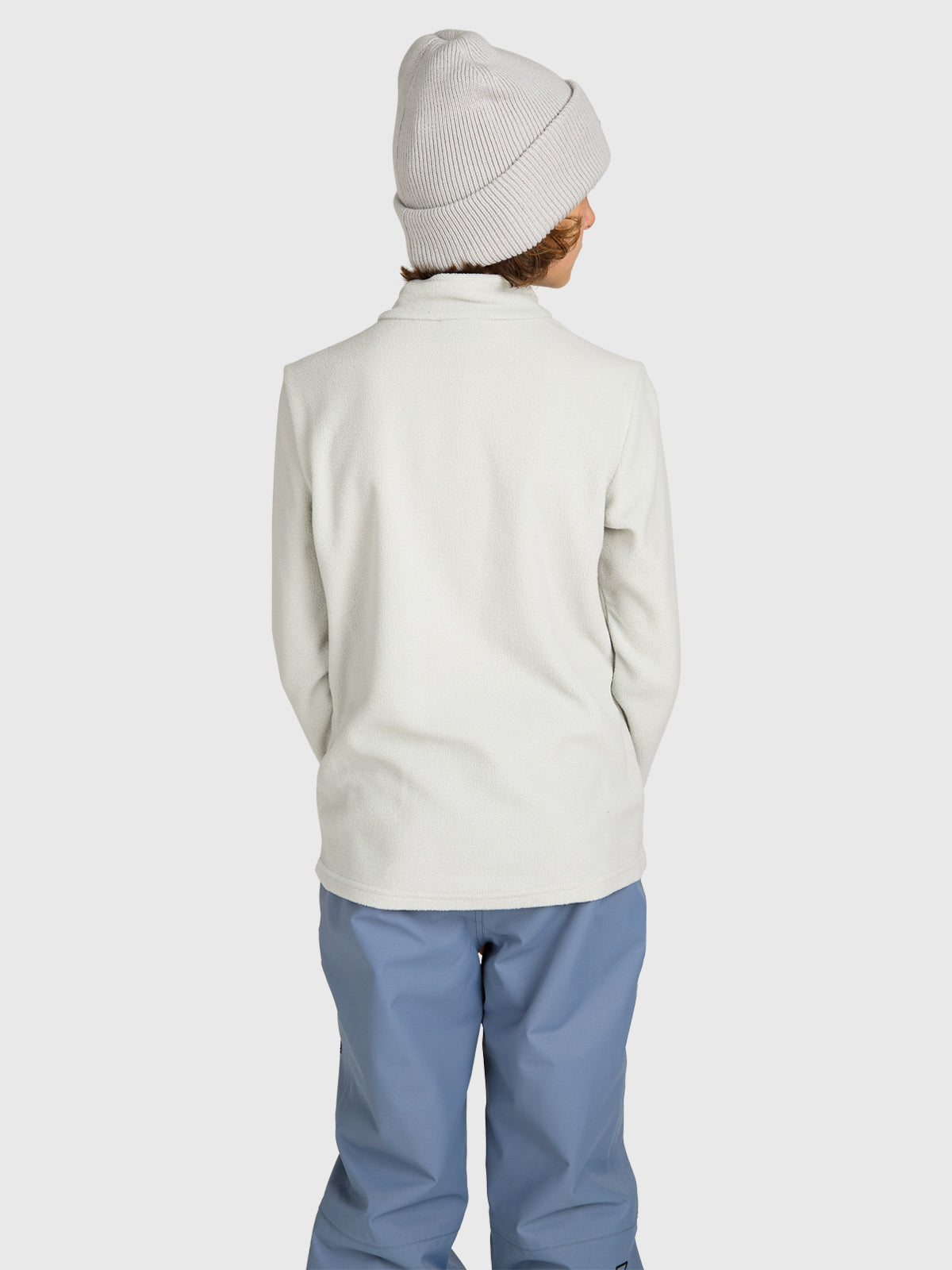 Tenny Boys Snow Fleece | Soft Grey