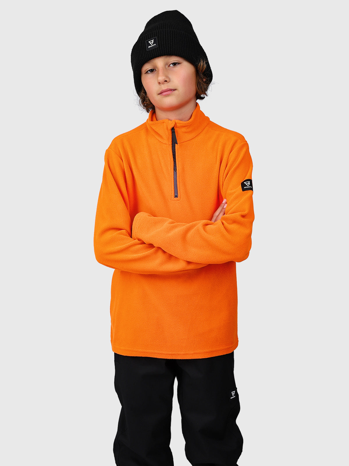 Tenny Boys Snow Fleece | Pumpkin