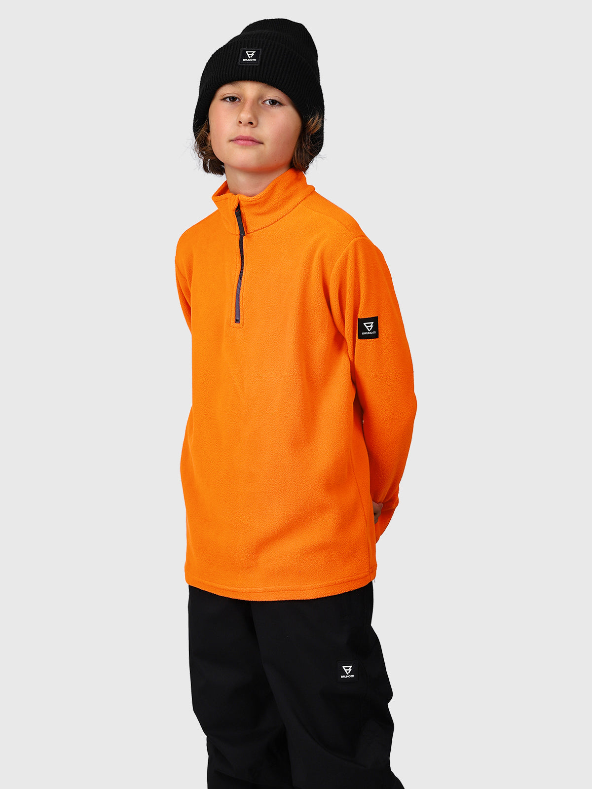 Tenny Boys Snow Fleece | Pumpkin