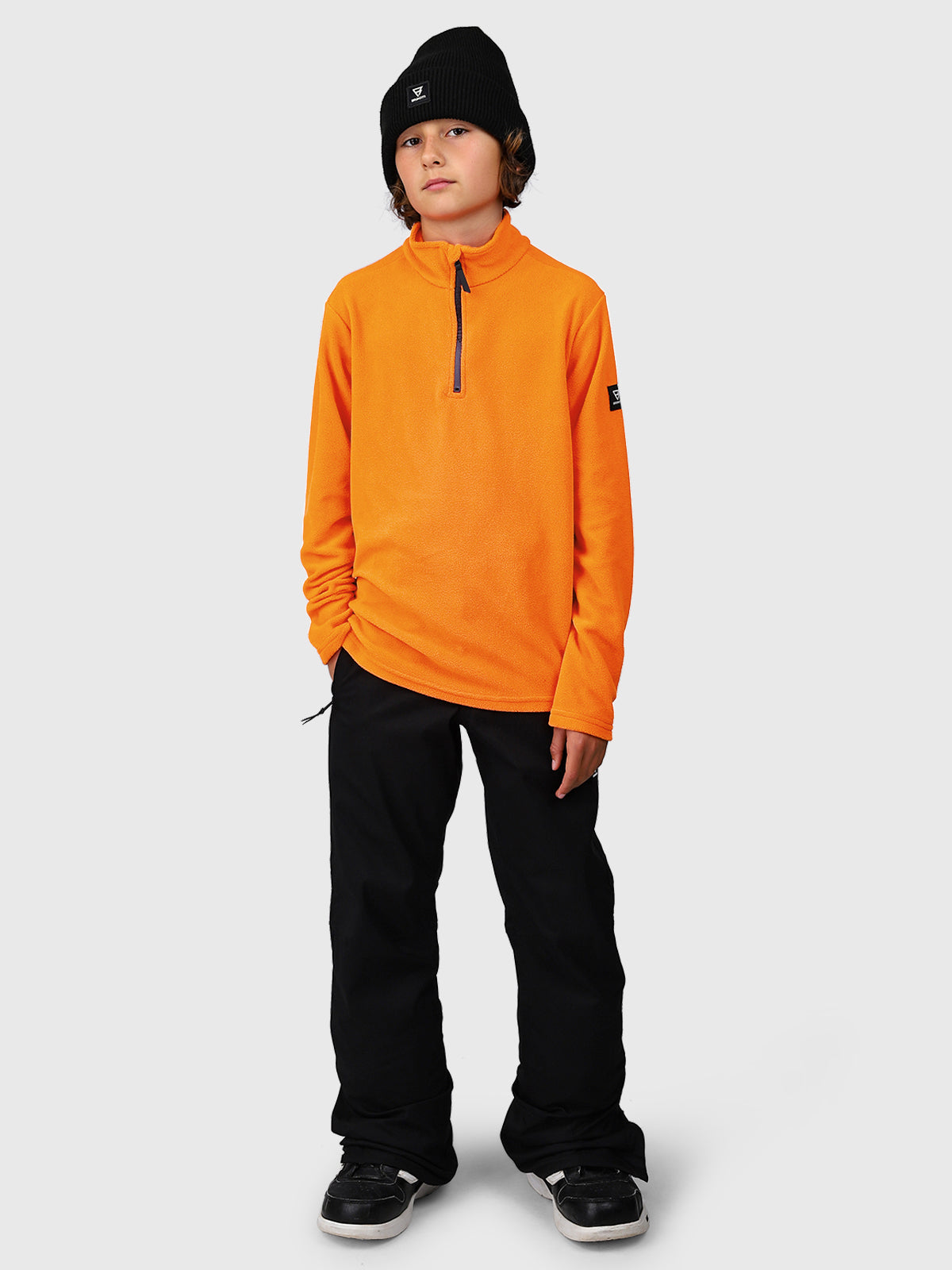 Tenny Boys Snow Fleece | Pumpkin