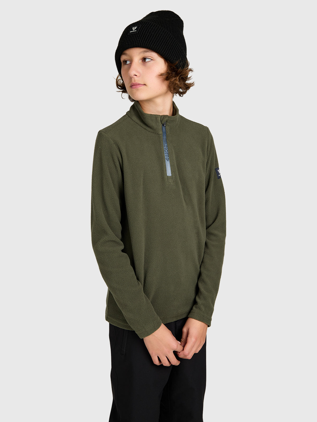 Tenny Boys Snow Fleece | Deep Green