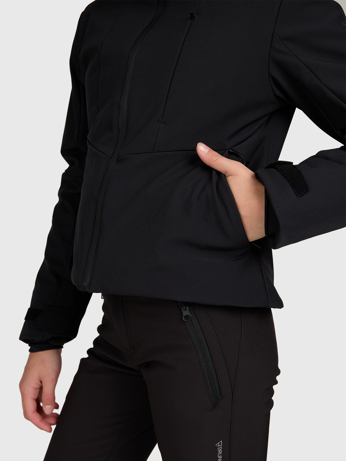 Jany Girls Softshell Jacket Snow | Black