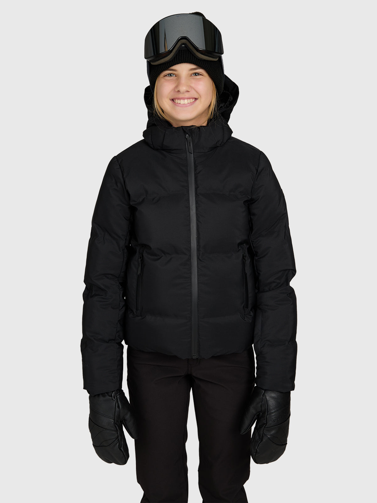 Eriny Girls Snow Jacket | Black
