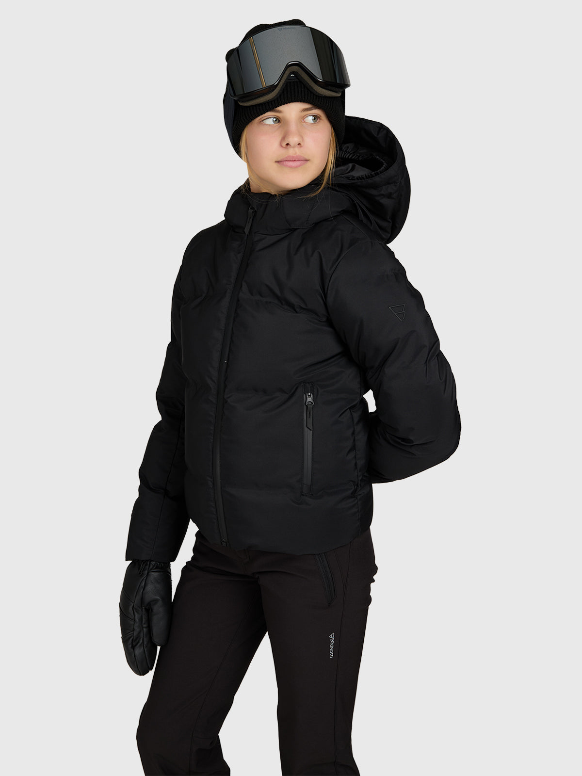 Eriny Girls Snow Jacket | Black