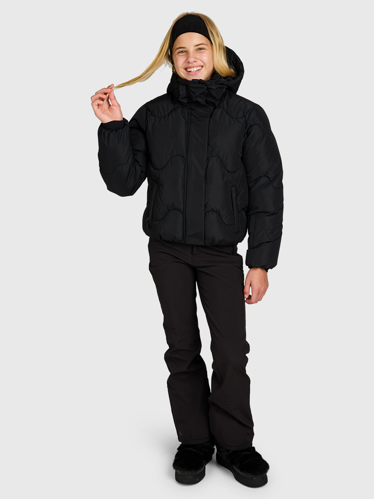 Tidy Girls Snow Jacket | Black