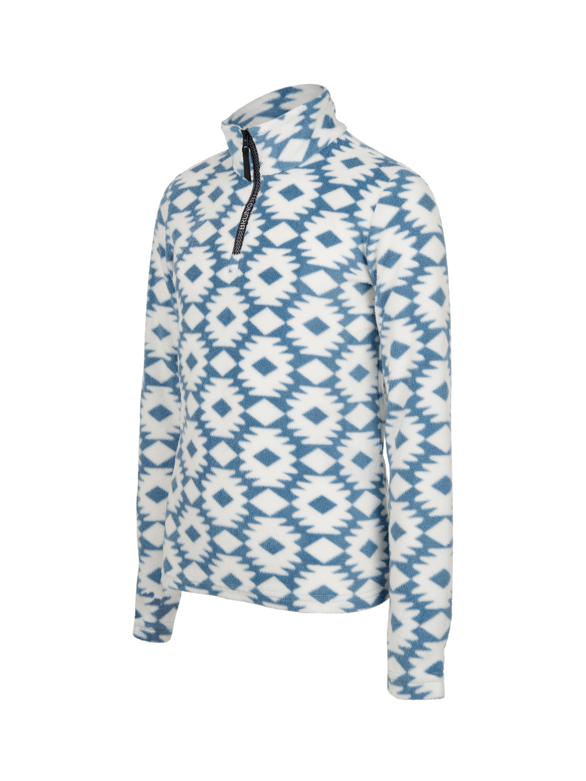 Mismy-Print Girls Snow Fleece | Pale Blue