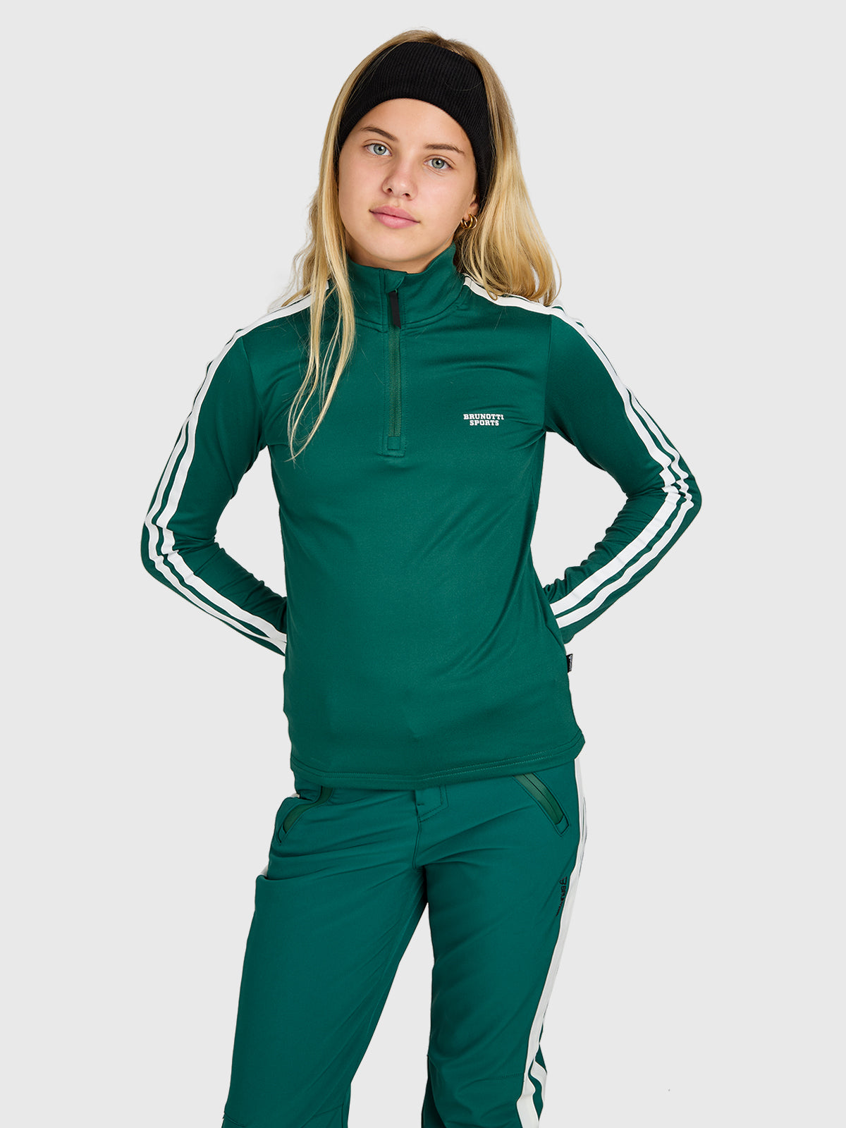Rodiany Girls Snow Fleece | Hunter Green