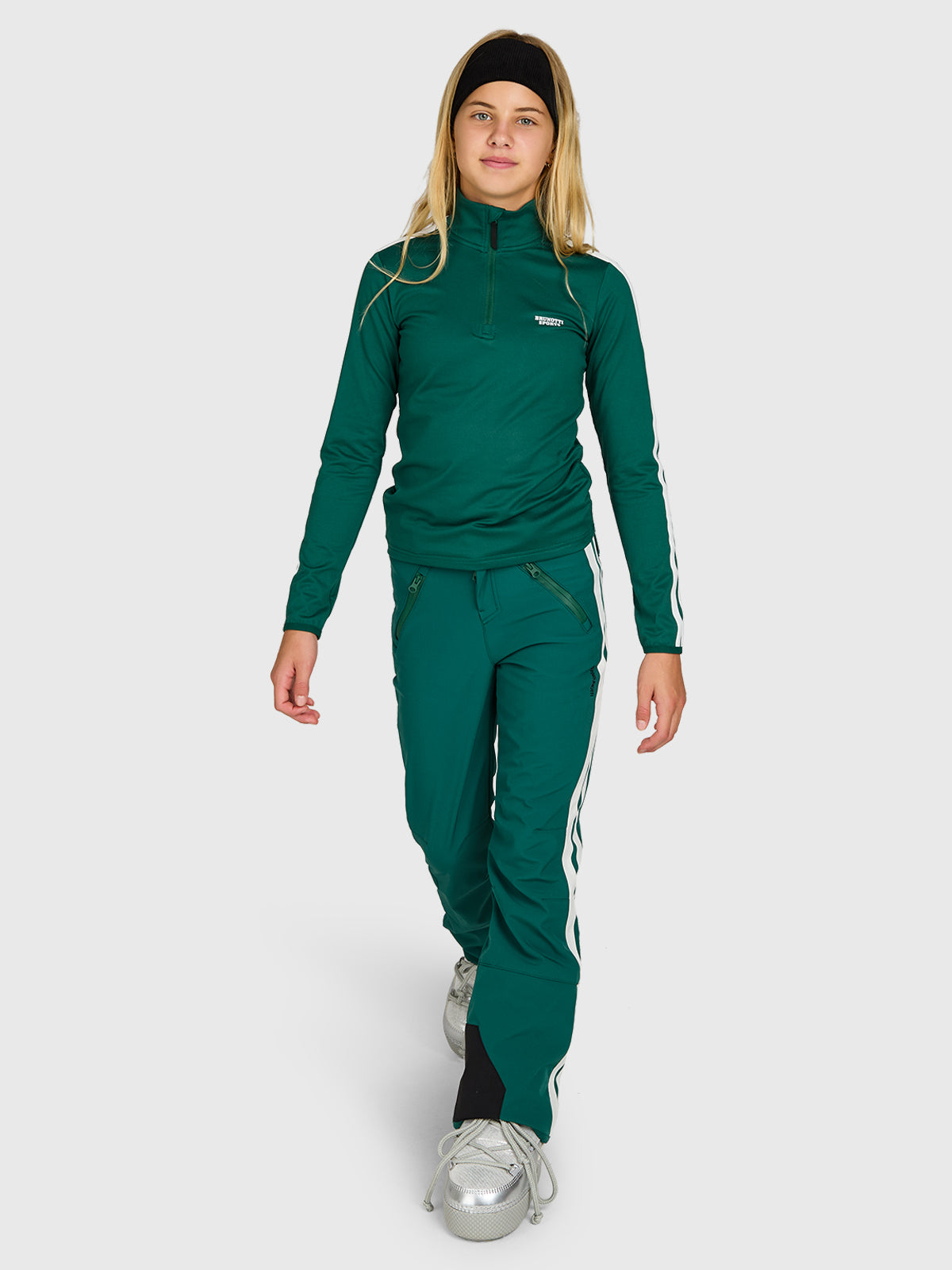 Rodiany Girls Snow Fleece | Hunter Green