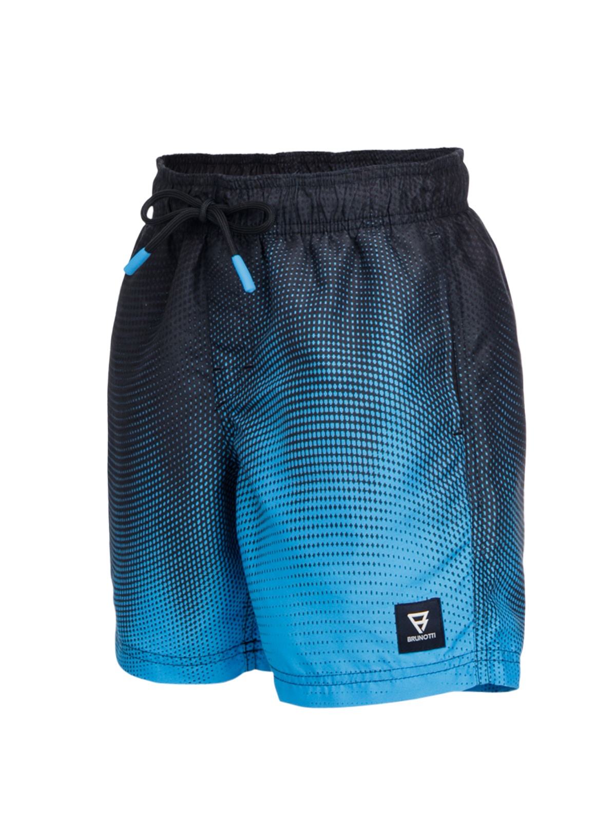 Cestery-Panel Print Boys Swim Shorts | Kingfisher Blue
