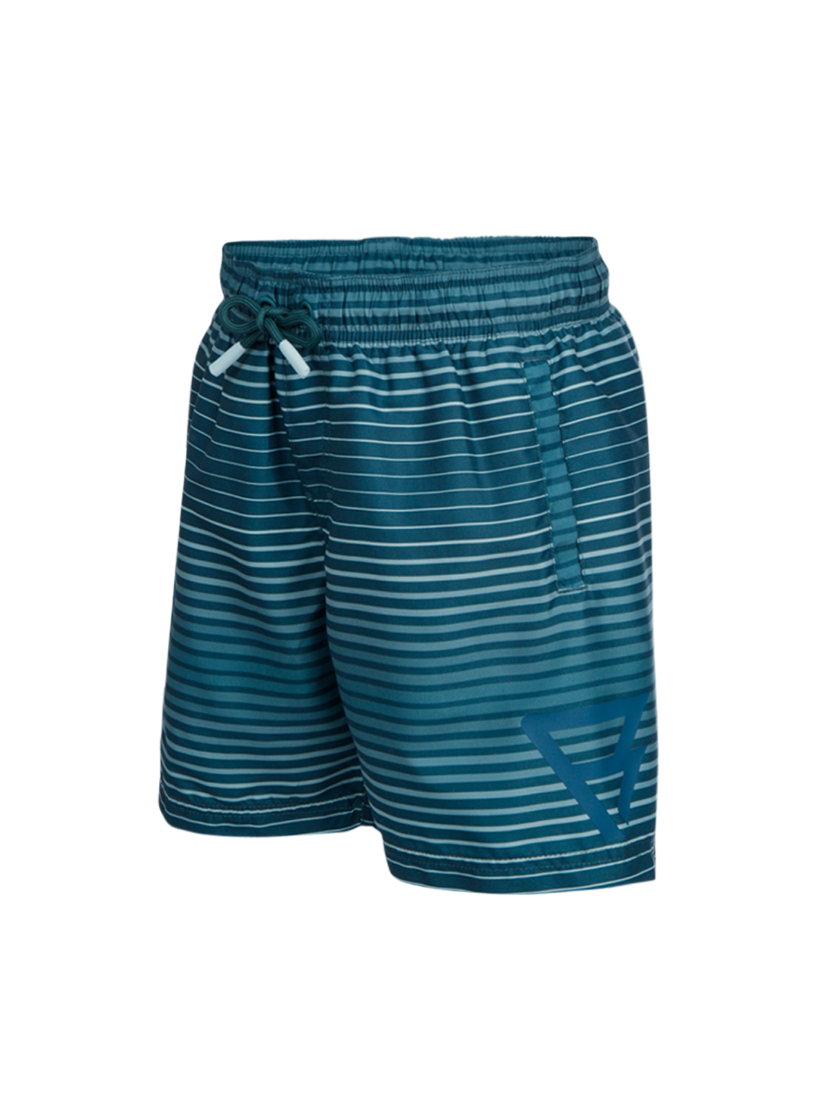 Cestery-Stripe Boys Swim Shorts | Mist