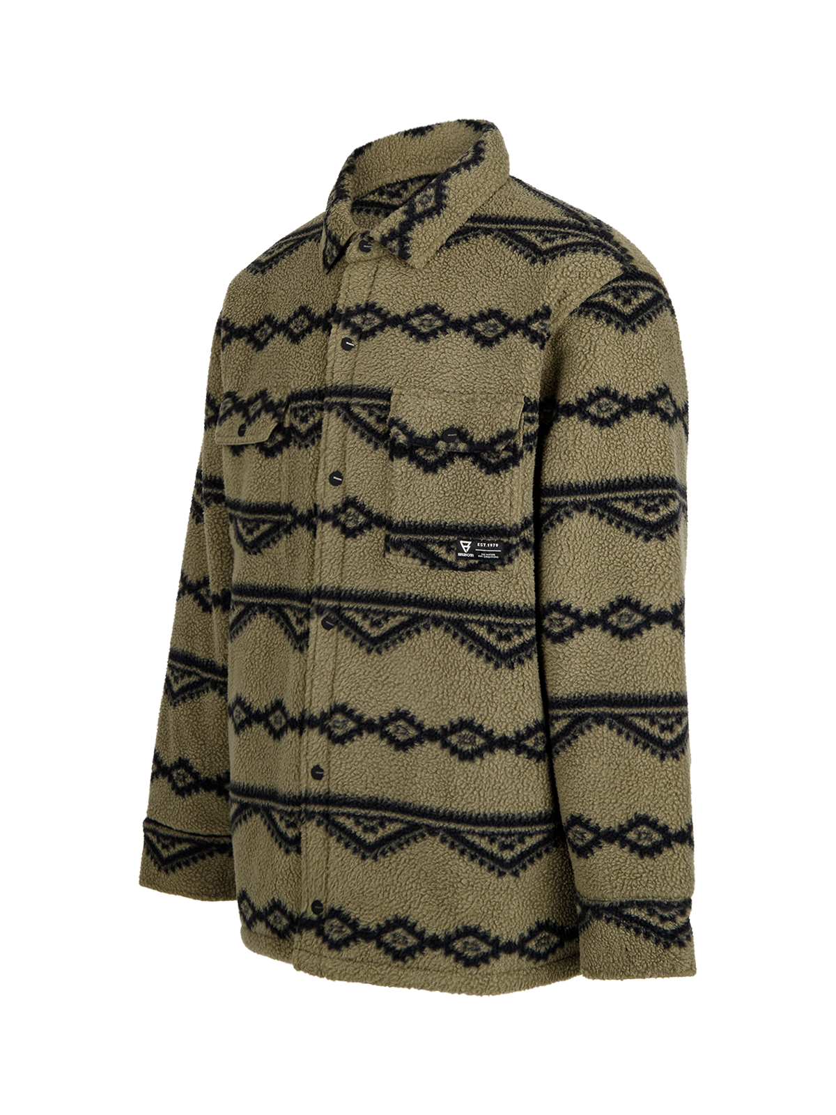 Kevionnet Men Fleece Jacket | Dusky Green