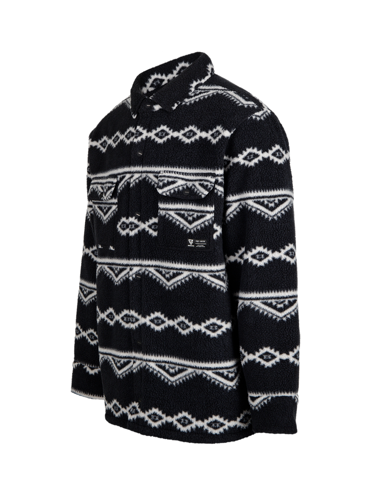 Kevionnet Men Fleece Jacket | Black