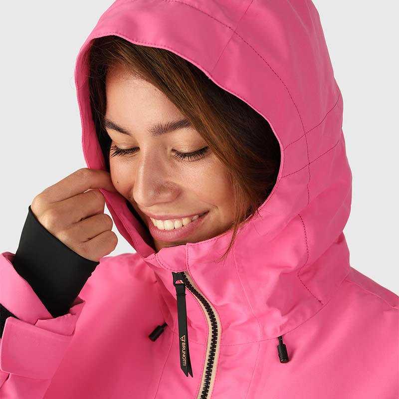 Adjustable hood for jacket