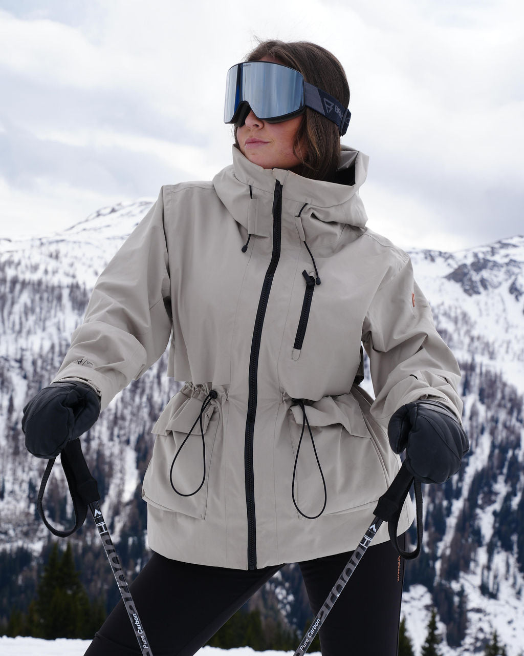 Charger Uni Snow Goggles | Black/Silver