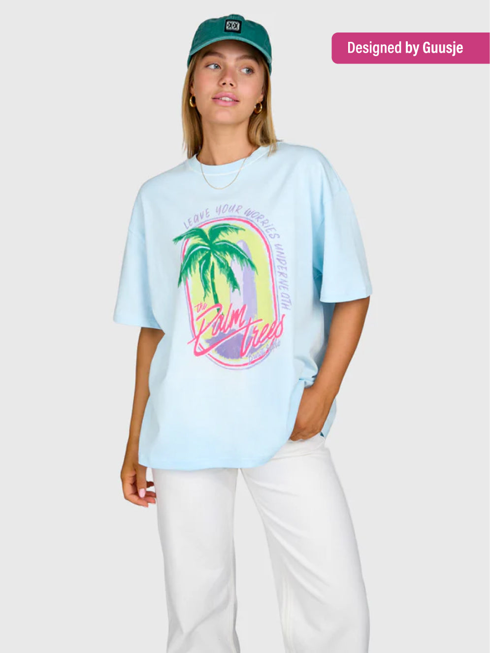 Guusje Women T-shirt | Blue Light