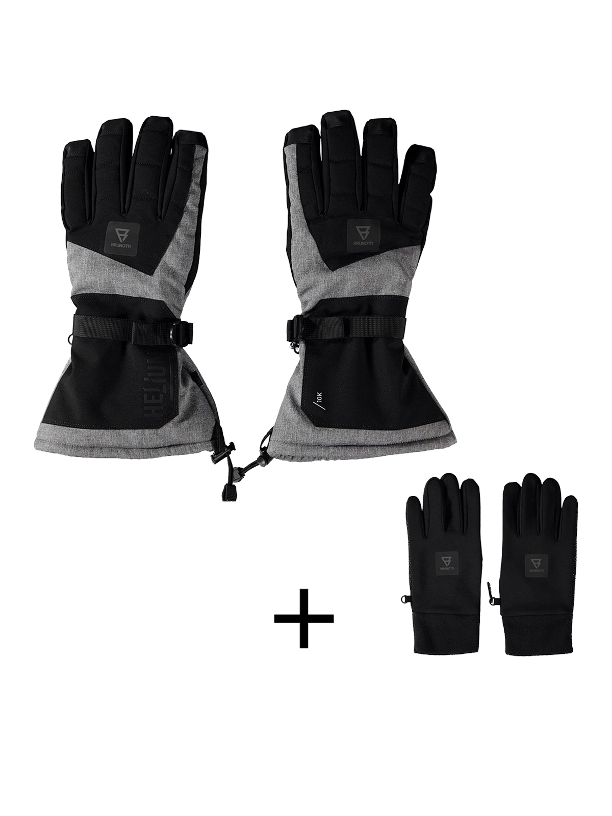 Helium Men Snow Gloves | Grey